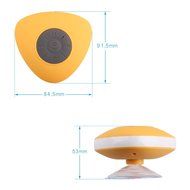 DROK&reg; Triangle Waterproof Bluetooth Wireless Shower Speaker,Rechargeable, High Performance, Sound Quality Stability... N20