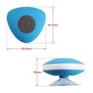 DROK&reg; Triangle Waterproof Bluetooth Wireless Shower Speaker,Rechargeable, High Performance, Sound Quality Stability... N28
