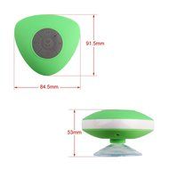 DROK&reg; Triangle Waterproof Bluetooth Wireless Shower Speaker,Rechargeable, High Performance, Sound Quality Stability... N36