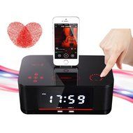 innuoo NFC Wireless Bluetooth Speaker for iOS iPhone 6s 6 plus 6 6plus 5s 5c 5 w/Snooze Clock N2