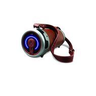 AXESS 2.1 Premium HIFI Bluetooth Speaker with 4&quot; Subwoofer &amp; Breathing LED Light Inside (Brown)