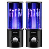 SoundSOUL Water Dancing Speakers Fountain Speakers LED Light Show Speakers (Dual 3W Speakers, 5 Colored LED Lights... N2