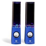 SoundSOUL Water Dancing Speakers Fountain Speakers LED Light Show Speakers (Dual 3W Speakers, 5 Colored LED Lights... N10