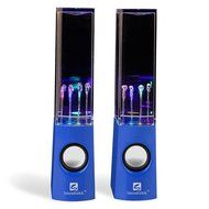 SoundSOUL Water Dancing Speakers Fountain Speakers LED Light Show Speakers (Dual 3W Speakers, 5 Colored LED Lights... N11
