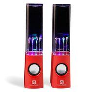 SoundSOUL Water Dancing Speakers Fountain Speakers LED Light Show Speakers (Dual 3W Speakers, 5 Colored LED Lights... N17