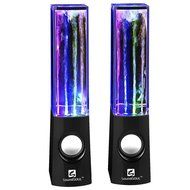 SoundSOUL Water Dancing Speakers Fountain Speakers LED Light Show Speakers (Dual 3W Speakers, 5 Colored LED Lights... N23