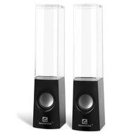 SoundSOUL Water Dancing Speakers Fountain Speakers LED Light Show Speakers (Dual 3W Speakers, 5 Colored LED Lights... N28