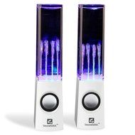 SoundSOUL Water Dancing Speakers Fountain Speakers LED Light Show Speakers (Dual 3W Speakers, 5 Colored LED Lights... N32