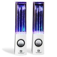 SoundSOUL Water Dancing Speakers Fountain Speakers LED Light Show Speakers (Dual 3W Speakers, 5 Colored LED Lights... N33