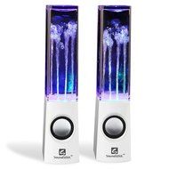 SoundSOUL Water Dancing Speakers Fountain Speakers LED Light Show Speakers (Dual 3W Speakers, 5 Colored LED Lights... N34