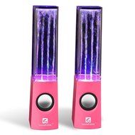 SoundSOUL Water Dancing Speakers Fountain Speakers LED Light Show Speakers (Dual 3W Speakers, 5 Colored LED Lights... N41