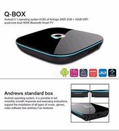 Q-Box Android 5.1 Tv Box Amlogic S905 Quad Core Kodi 16.0 2G/16G 4K Bluetooth 4.0 2.4G/5G Dual WIFI 1000M Gigabit... N2