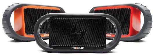 ECOXGEAR ECOXBT Rugged and Waterproof Wireless Bluetooth Speaker (Orange) N3