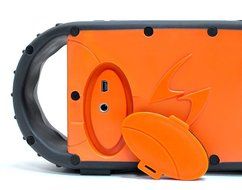 ECOXGEAR ECOXBT Rugged and Waterproof Wireless Bluetooth Speaker (Orange) N5