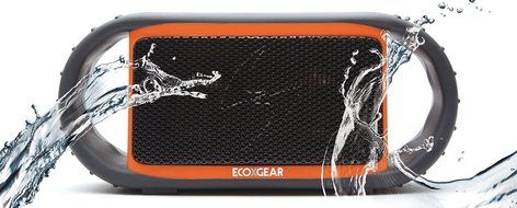 ECOXGEAR ECOXBT Rugged and Waterproof Wireless Bluetooth Speaker (Orange) N7