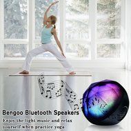 Bengoo Portable Wireless Bluetooth Speaker with LED Color Lights, Remote Control and TF Card Slot N4