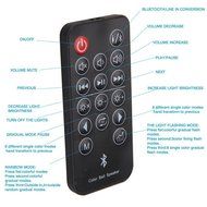 Bengoo Portable Wireless Bluetooth Speaker with LED Color Lights, Remote Control and TF Card Slot N7