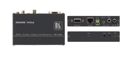 Kramer Electronics TP-124 Computer Graphics Video, Stereo and S/PDIF Audio and RS-232 Over Twisted Pair Receiver