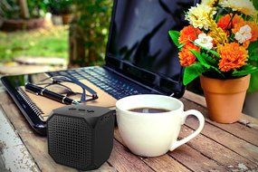 Bluetooth Speakers, SoundPal Cube F1 5 Watt Bluetooth Speaker Compatible with All Bluetooth Devices [ UPDATED... N2