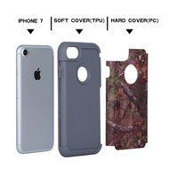 iPhone 7 Case,SAVYOU Flowers Series Dual Layer Case for iPhone 7 Armor Shield Shock Absorbent Hard PC Cover and... N14