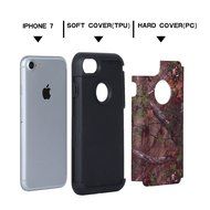 iPhone 7 Case,SAVYOU Flowers Series Dual Layer Case for iPhone 7 Armor Shield Shock Absorbent Hard PC Cover and... N20