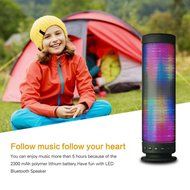 Andoer AEC Bluetooth Stereo Speaker Bass Subwoofer with MIC Support TF FM Line in Handsfree Call for iPhone iPad... N19