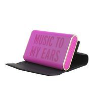 kate spade new york Portable Wireless Bluetooth Speaker includes Rose Gold Saffiano Cover with Black &amp; Rose Gold... N5