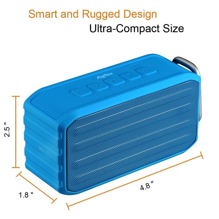 [Bluetooth Waterproof Speakers] Ayfee Wireless Bluetooth 4.0 Waterproof Outdoor / Shower Speaker, with 7W Powerful... N2