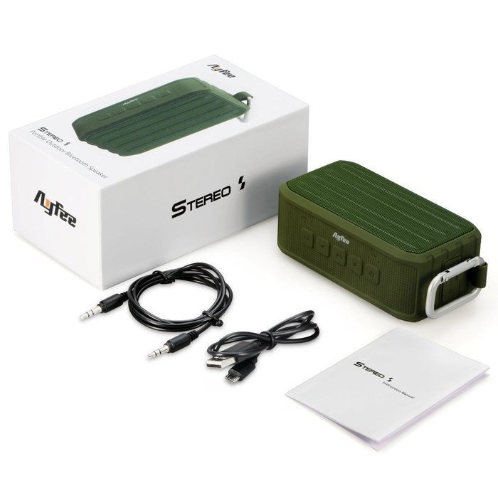 [Bluetooth Waterproof Speakers] Ayfee Wireless Bluetooth 4.0 Waterproof Outdoor / Shower Speaker, with 7W Powerful... N20