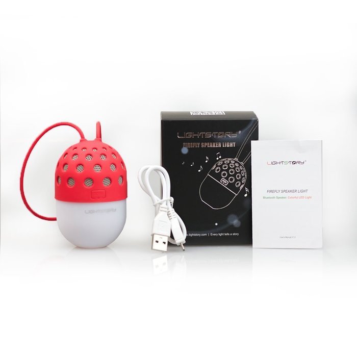 LIGHTSTORY Sports Bluetooth Speaker, Portable Color Changing Firefly Wireless LED Light Speaker With Waterproof... N11