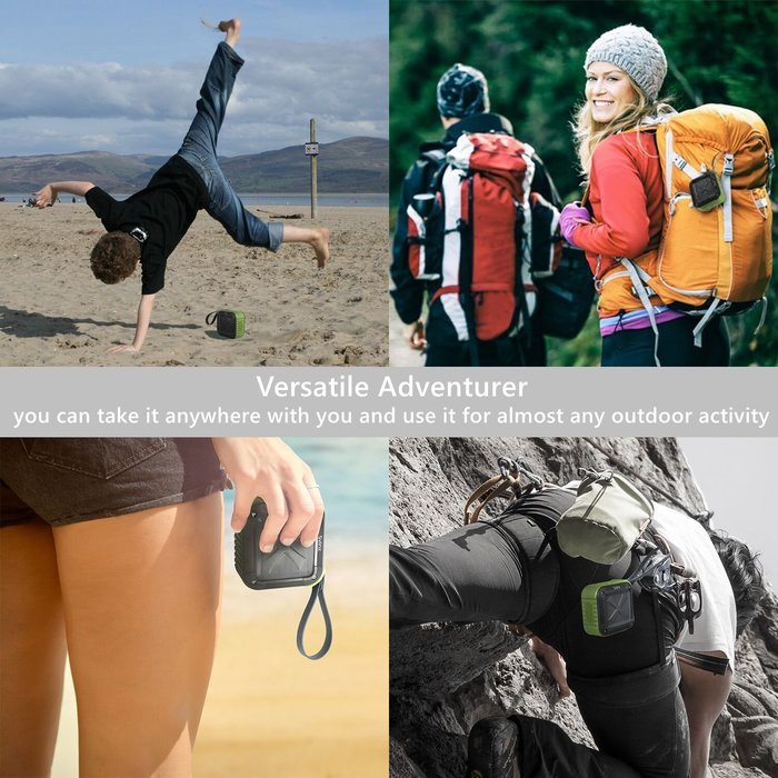 Ultra Portable IPX5 Waterproof Bluetooth Speakers, 12-Hour Playtime, Outdoor And Shower Wireless Bluetooth Speaker... N5