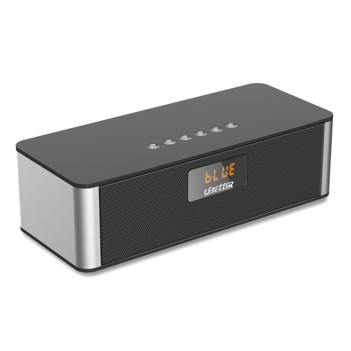 Bluetooth Speakers, Ubetter Portable Wireless Speaker, FM Radio & LCD Display, High-Definition Sound Quality made...
