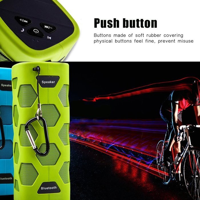 Ecandy Portable NFC Waterproof Super Bass Resonance Bluetooth Wireless Speaker With Power Bank Bluetooth CSR 4.0... N16