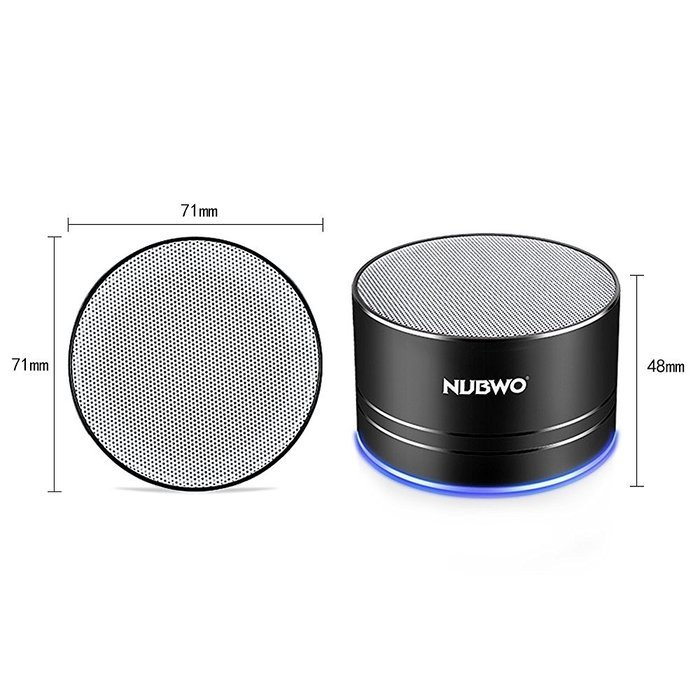 NUBWO A2 Pro Metal Bass 4.1 Bluetooth Speaker Outdoor/ Sport / Car Speakers Wireless Mini Protable Speakers with... N2