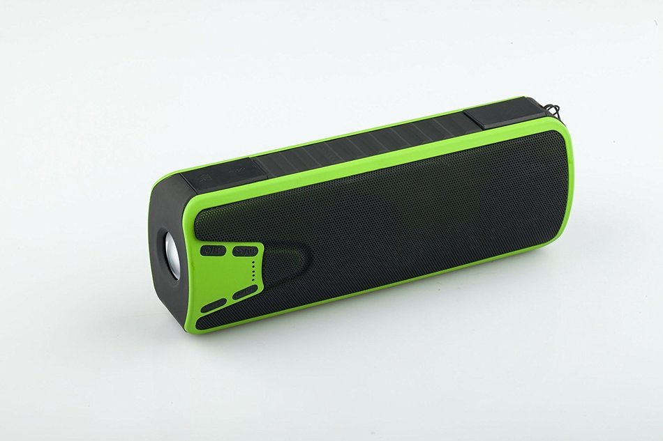 Pacuwi Stereo Wireless Bluetooth Speaker With 4000 mAh Power Bank, Flashlight, Works for PC,iPhone, iPad Mini,... N6