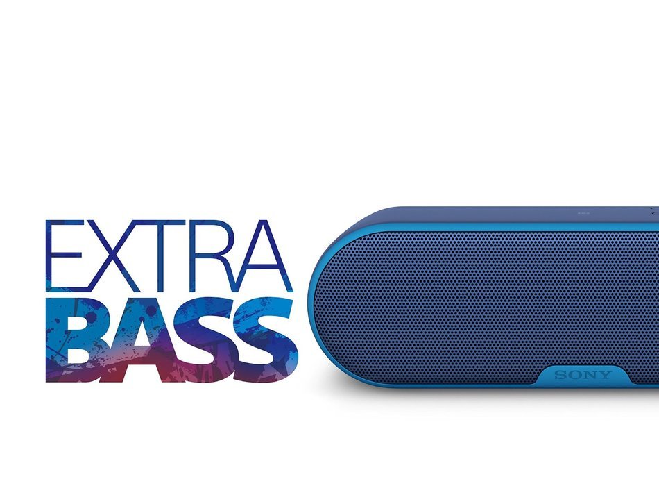 Sony SRSXB2/BLK Portable Wireless Speaker with Bluetooth (Black) N11