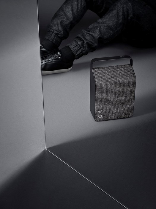 Vifa Oslo Compact Rechargeable Hi-Resolution Bluetooth Portable Speaker- Anthracite Grey N7