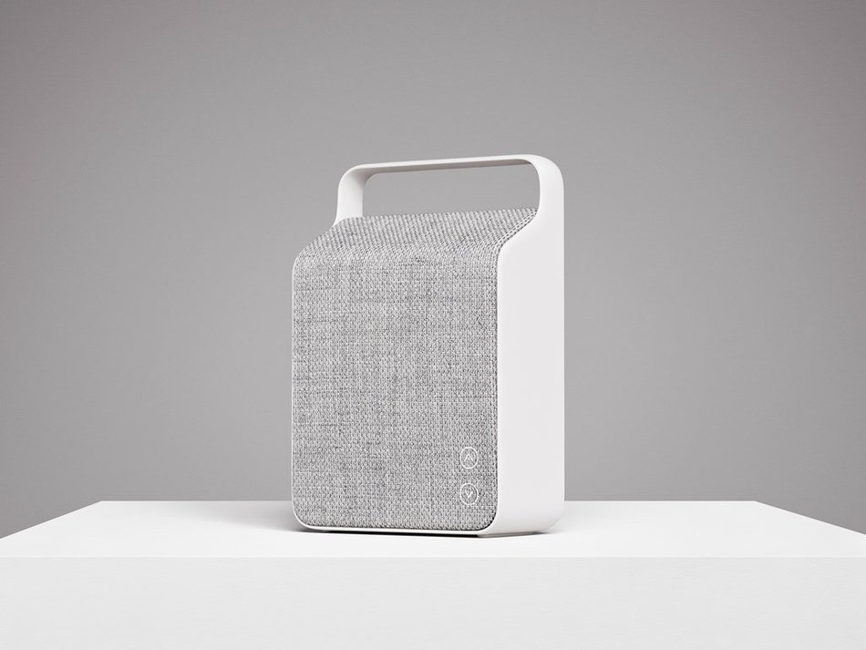 Vifa Oslo Compact Rechargeable Hi-Resolution Bluetooth Portable Speaker- Anthracite Grey N20
