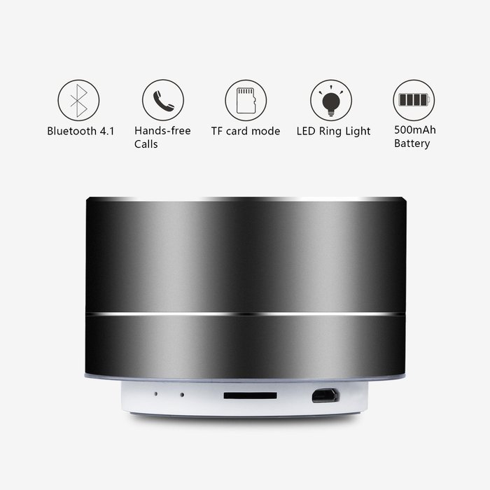 Kunodi A2 Extremely Light Bluetooth 4.1 Portable Powerful Wireless Outdoor/ Sport / Car Speakers with Hands-free... N7