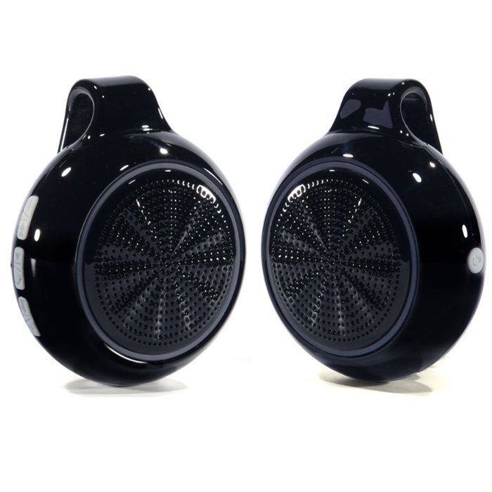 LarKoo Sport Bluetooth Speaker, Portable Wireless Audio speakers MP3 Player with Colorful LED Light Ring TF Card... N3