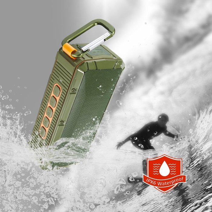 Meilin V3 Ultra Portable Wireless Bluetooth Speaker : Louder Volume , More Bass, Water Resistant, Perfect Speaker... N3
