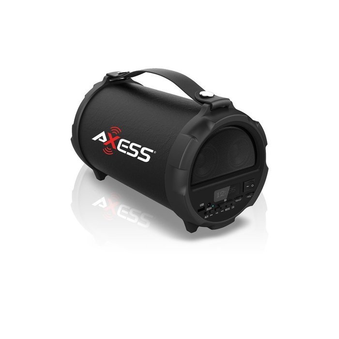 AXESS 2.1 HIFI Bluetooth Speaker with 4" Subwoofer & Vibrating Disk (Red) N4