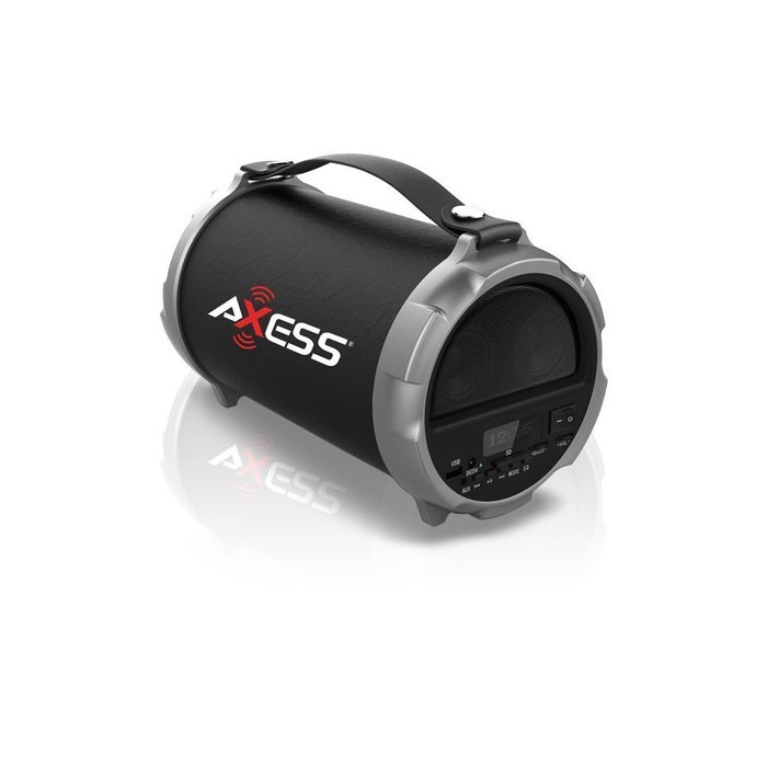 AXESS 2.1 HIFI Bluetooth Speaker with 4" Subwoofer & Vibrating Disk (Red) N5