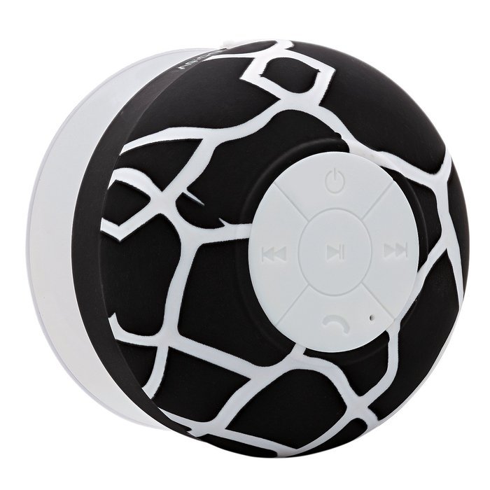 Aduro AquaSound WSP20 "" Waterproof Shower Bluetooth Portable Speaker (Black) N6