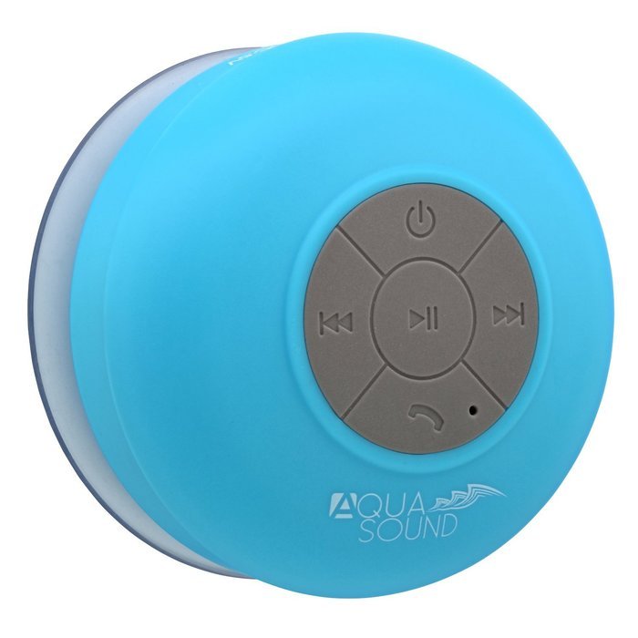 Aduro AquaSound WSP20 "" Waterproof Shower Bluetooth Portable Speaker (Black) N9