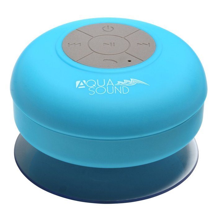 Aduro AquaSound WSP20 "" Waterproof Shower Bluetooth Portable Speaker (Black) N10