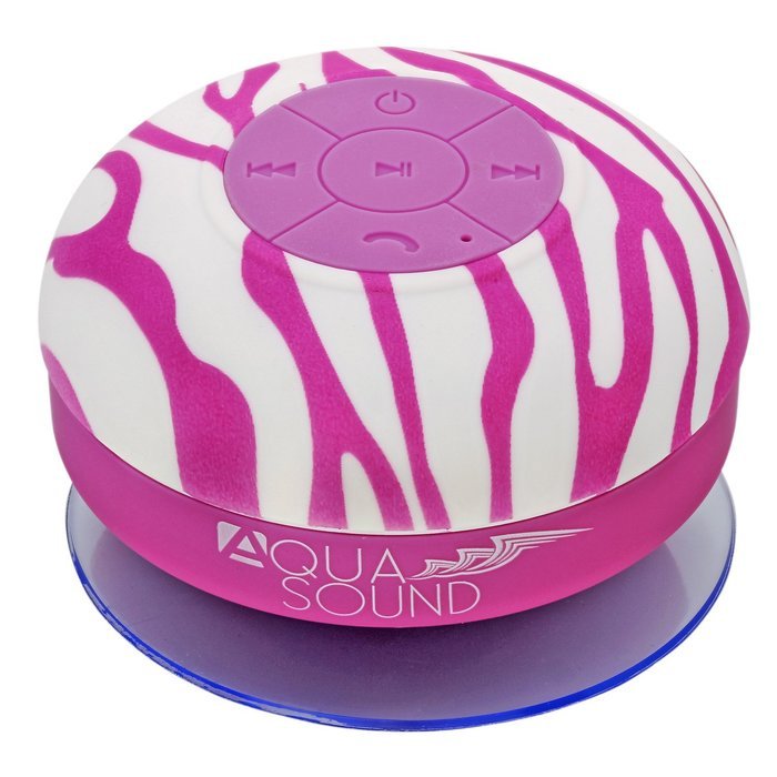 Aduro AquaSound WSP20 "" Waterproof Shower Bluetooth Portable Speaker (Black) N13
