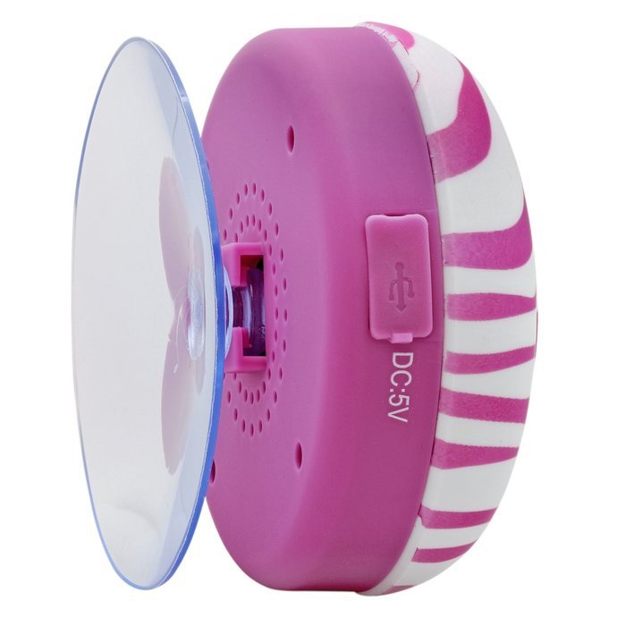 Aduro AquaSound WSP20 "" Waterproof Shower Bluetooth Portable Speaker (Black) N14