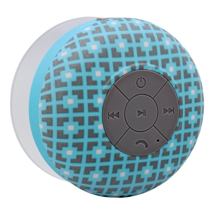 Aduro AquaSound WSP20 "" Waterproof Shower Bluetooth Portable Speaker (Black) N15