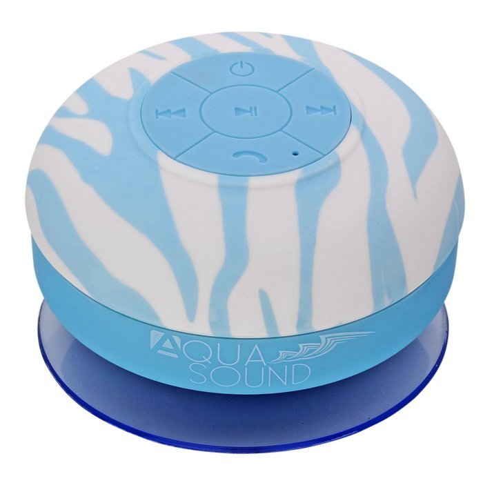 Aduro AquaSound WSP20 "" Waterproof Shower Bluetooth Portable Speaker (Black) N22